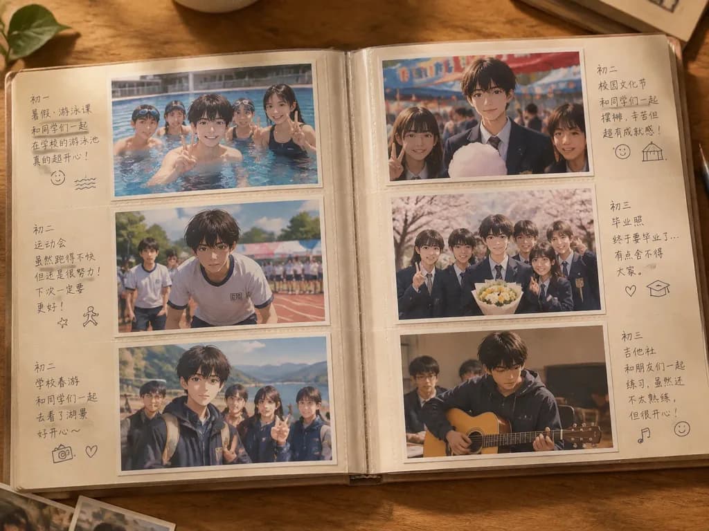 Middle School Memory Photo Album