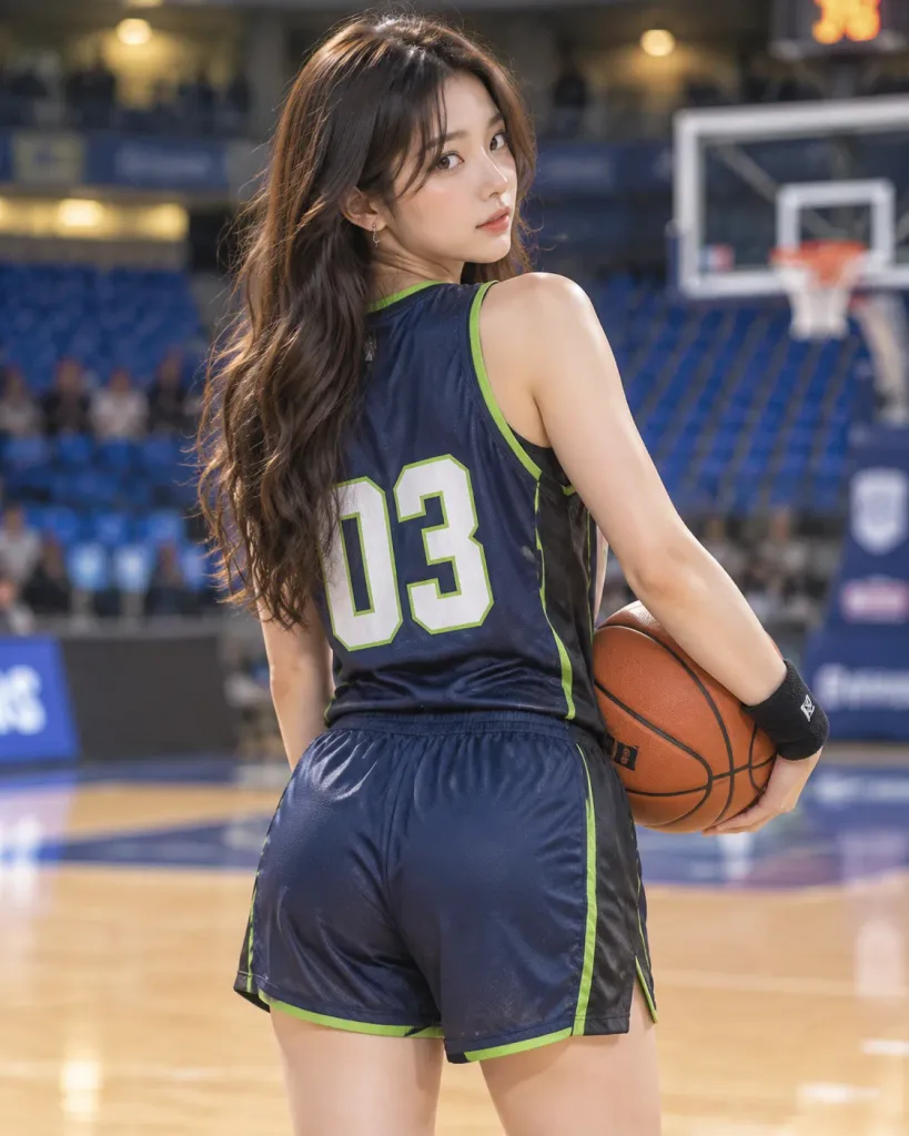 Basketball Player Editorial Court Portrait
