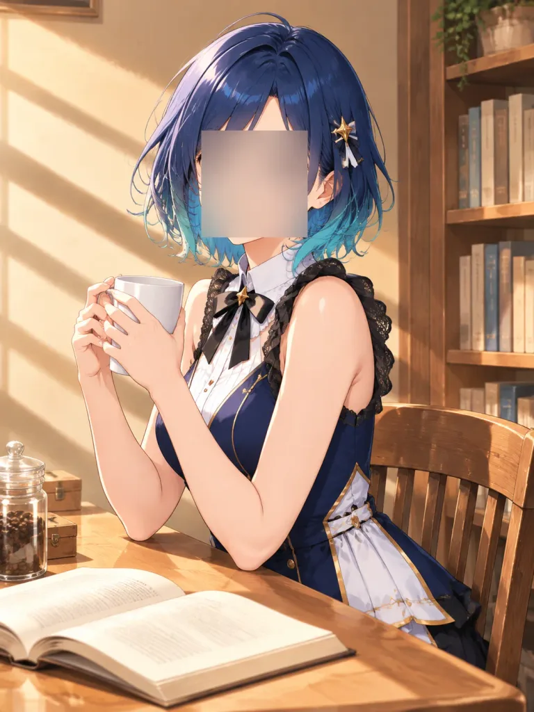 Zdjęcie z Książką w Stylu Anime