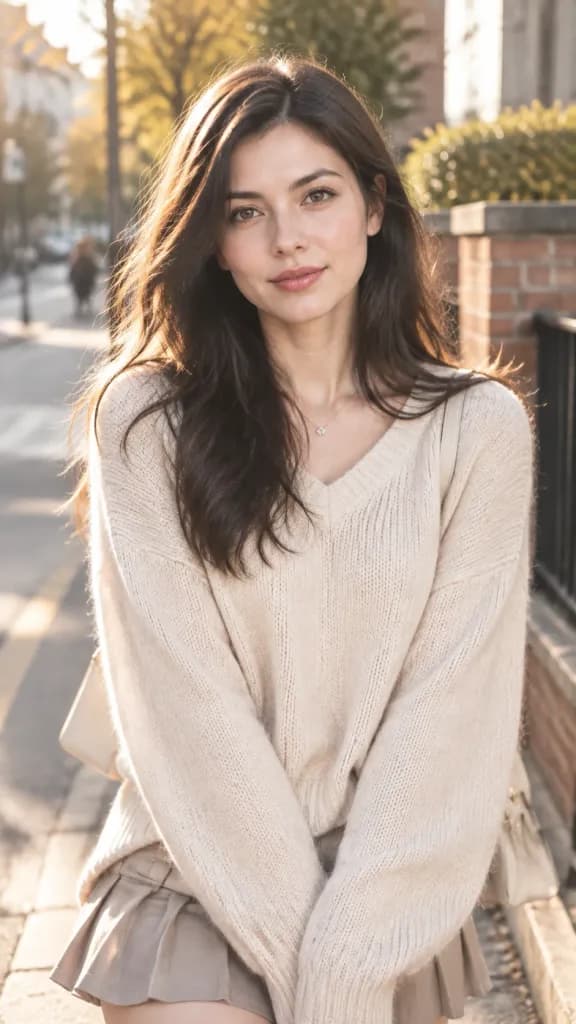 Retrato Cinematográfico de Moda Urbana Coreana