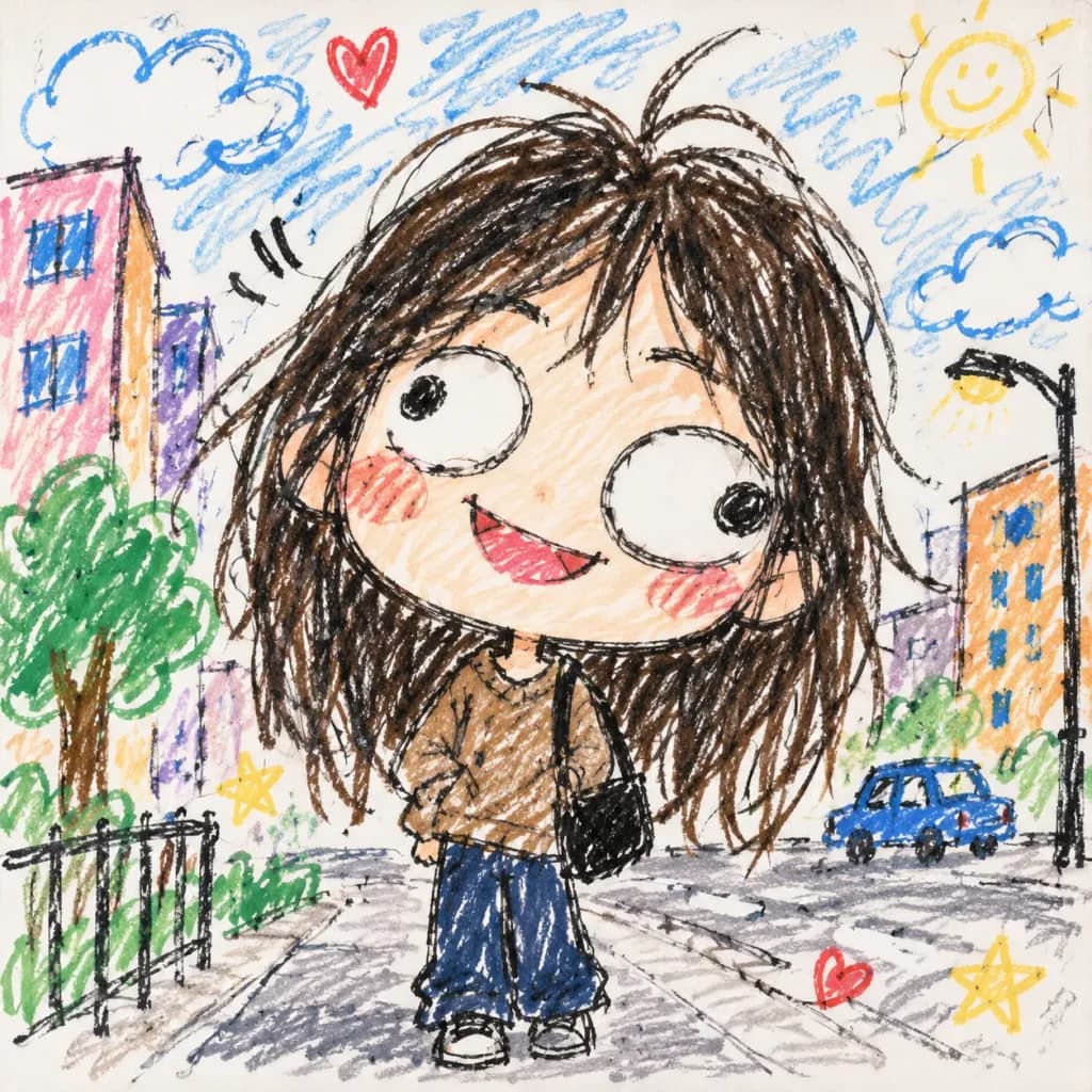 カオスなマーカー落書き風似顔絵