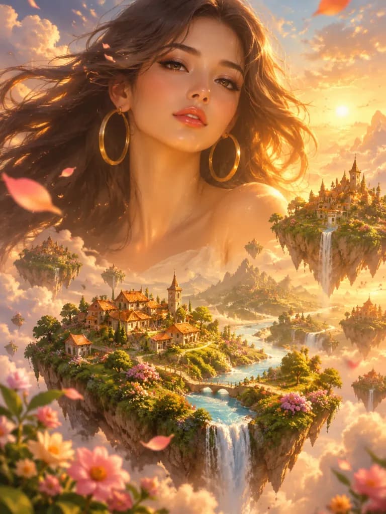 Colossal Ethereal Maiden Over Miniature Realm