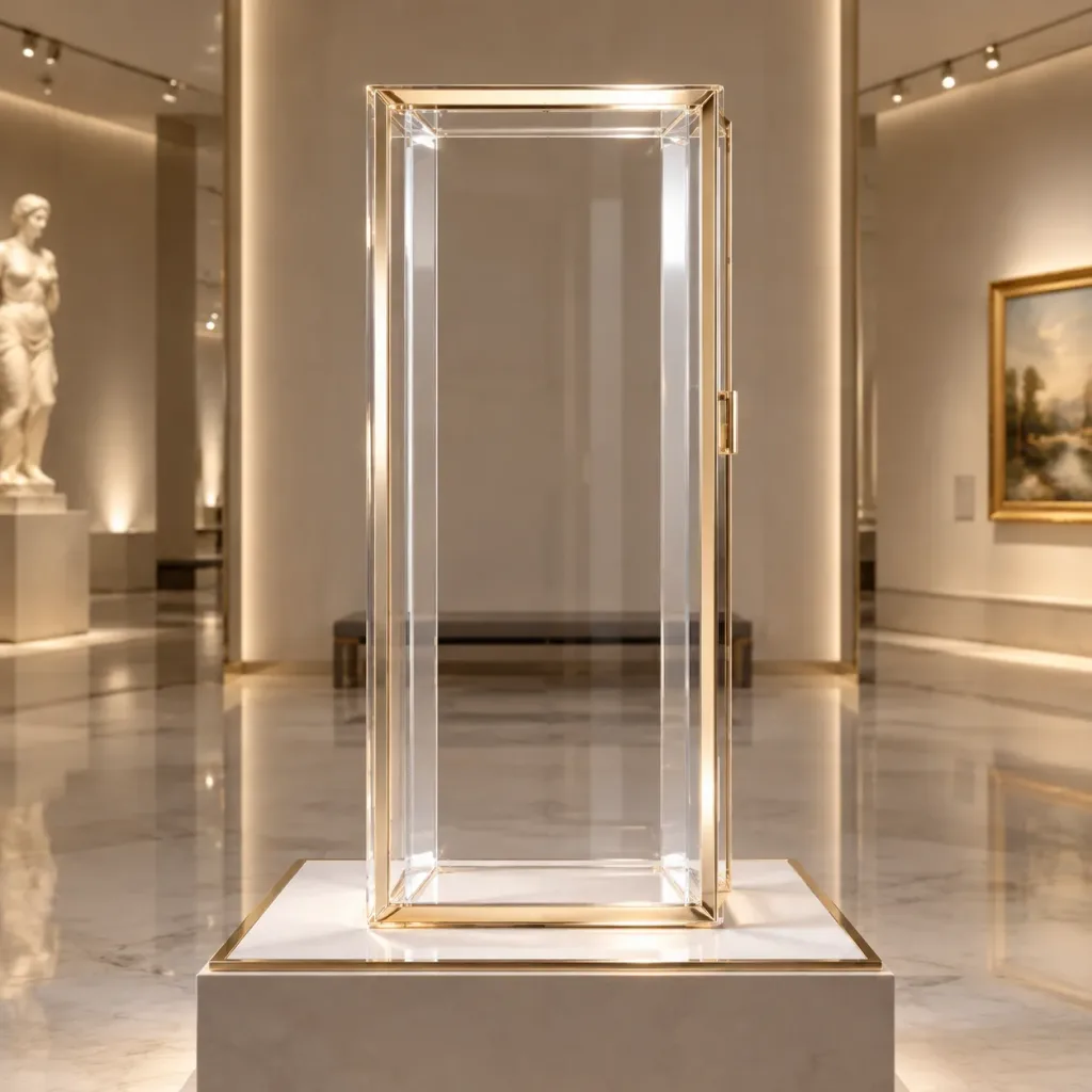Acrylic Display Case in Luxury Museum