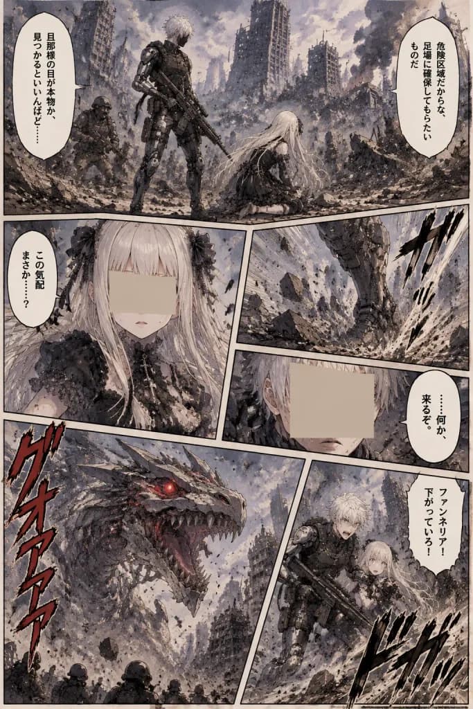 Post-Apocalyptic Sci-Fi Shoujo Manga Page