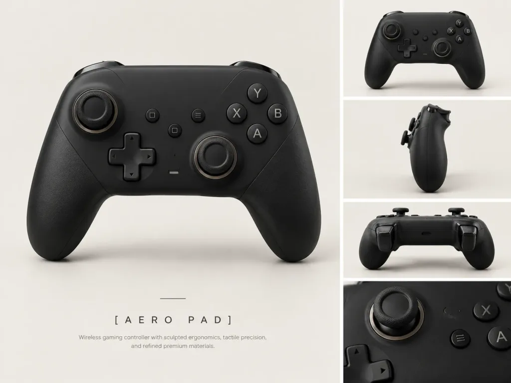 Industrial Design Board for Game Controller