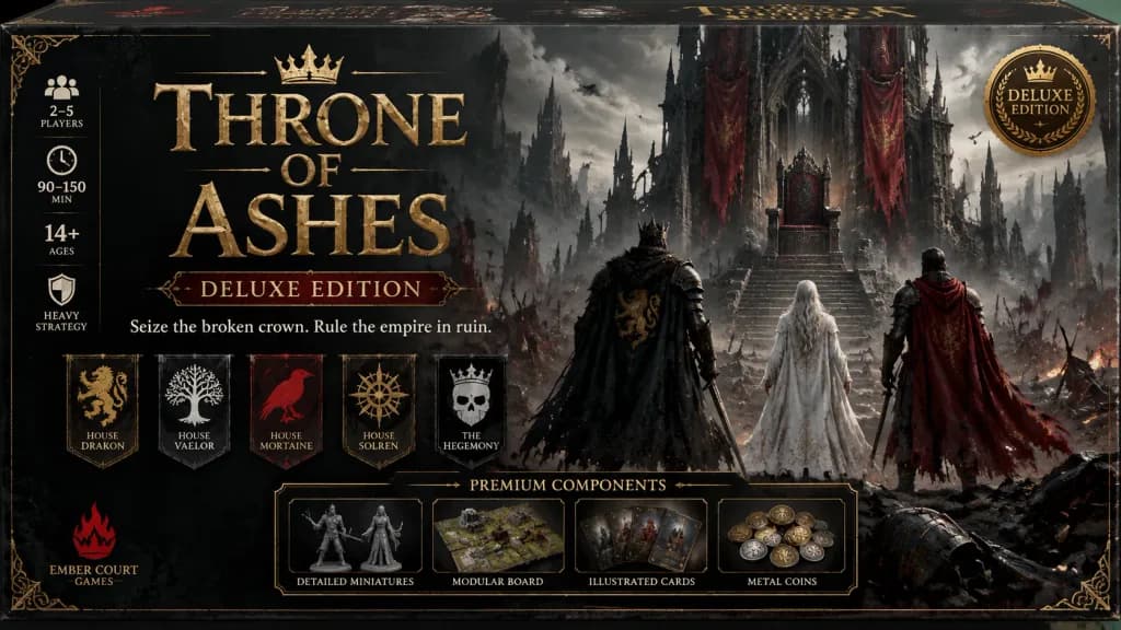 Deluxe Dark Fantasy Board Game Box Cover