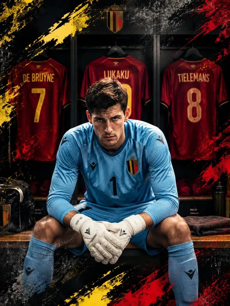 Poster Sportivo del Portiere nello Spogliatoio