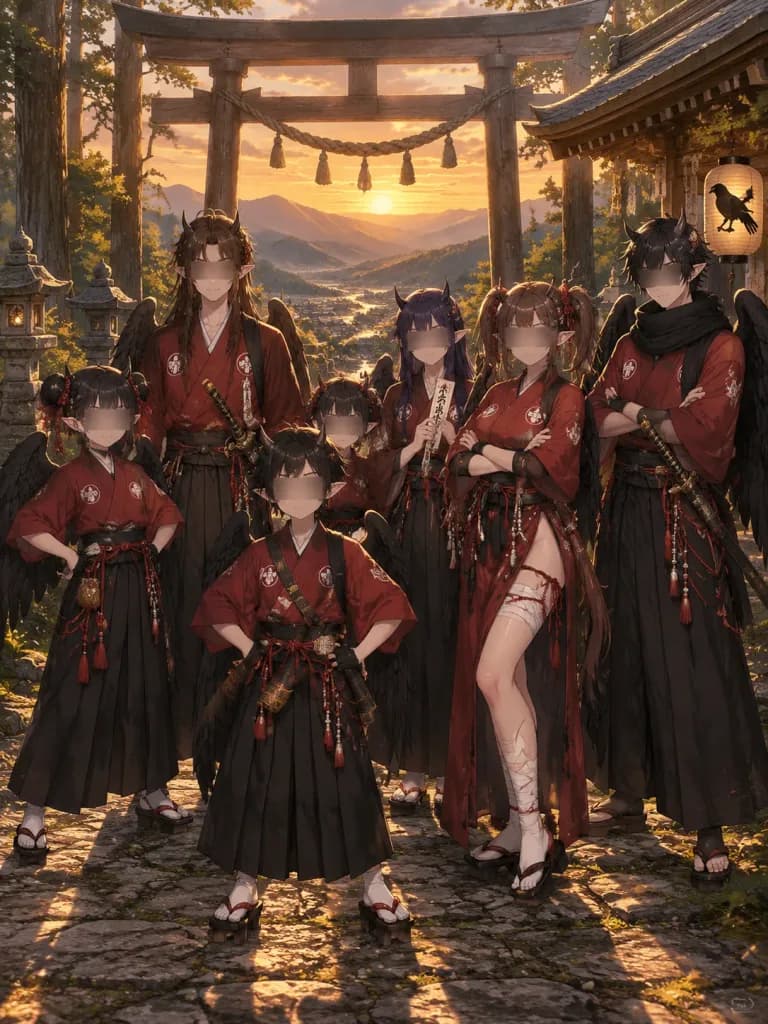 Crow Tengu Shrine Ensemble
