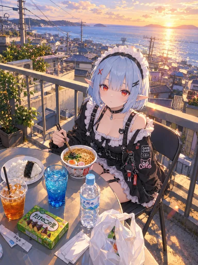 POV Sunset Dinner with Elf Maid