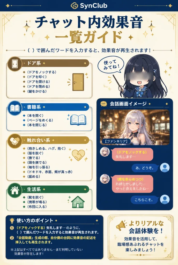 Anime App Sound Effects Infographic