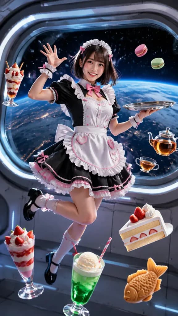 無重力スペースカフェのメイド