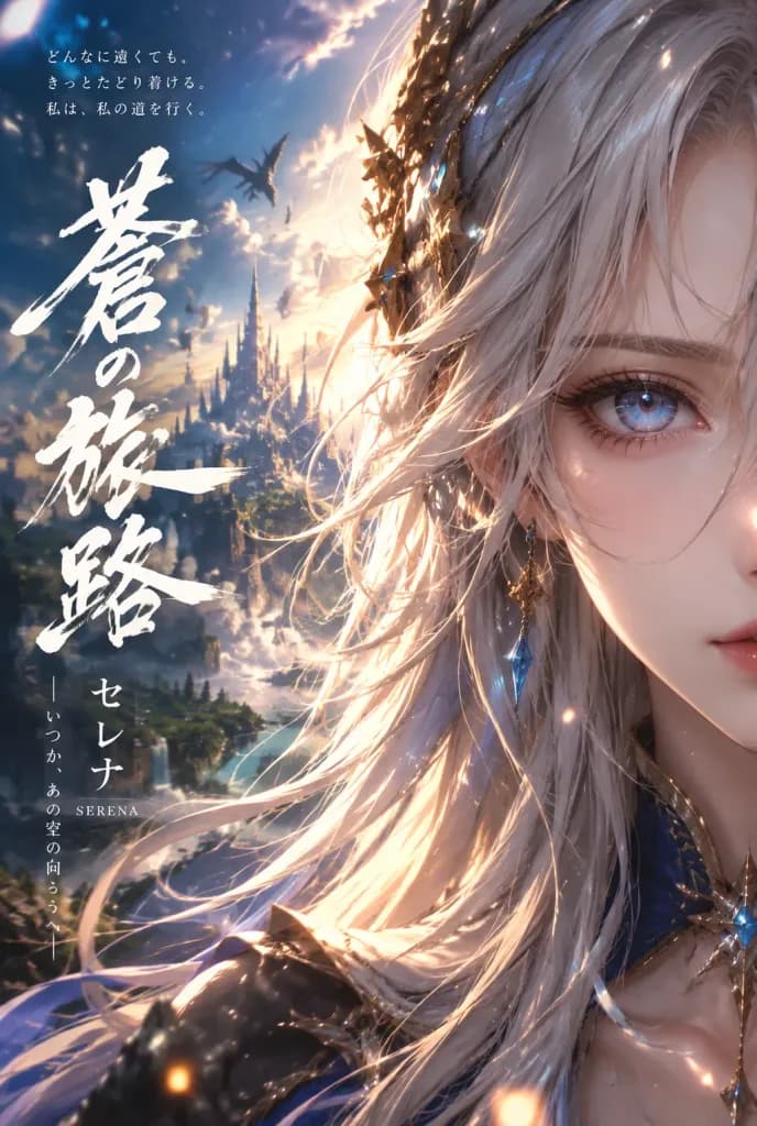 Anime Character Fantasy Adventure Poster