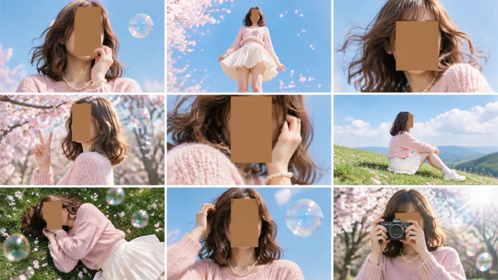 Spring Pastel Mood Board Privacy Collage