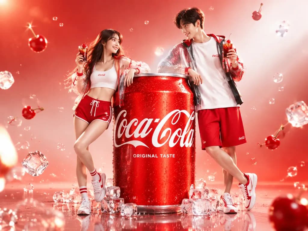 Japanese Couple Beverage Commercial