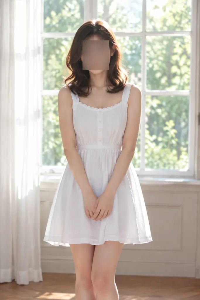 Backlit Window Portrait with Blurred Face