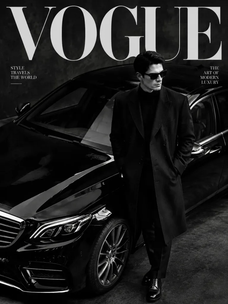 Monochrome Luxury Fashion Editorial