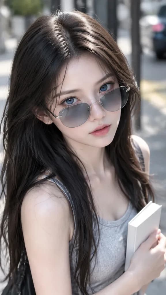 어반 스트리트 패션 에디토리얼 인물 사진