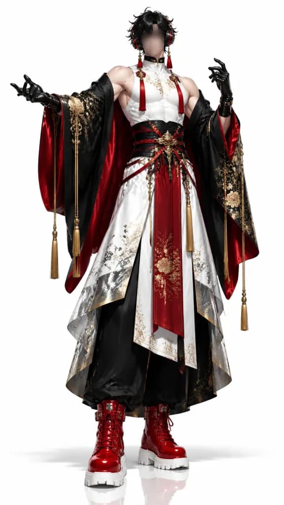 动漫和服街头风角色概念设计
