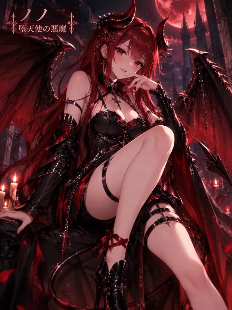 動漫角色惡魔化形象設計