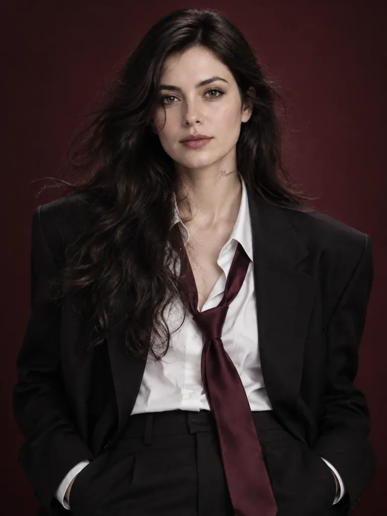 Tailored Power Suit Fashion Editorial