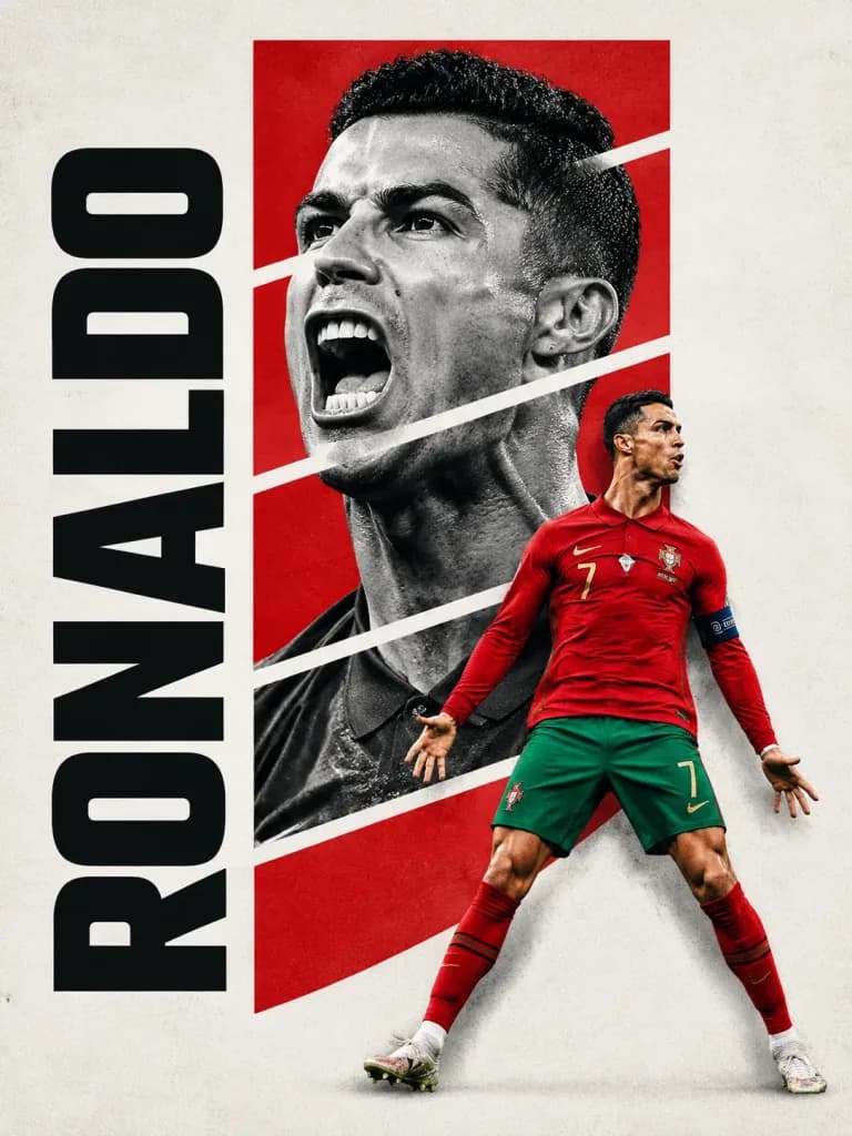 Editorial Sports Graphic Design Poster