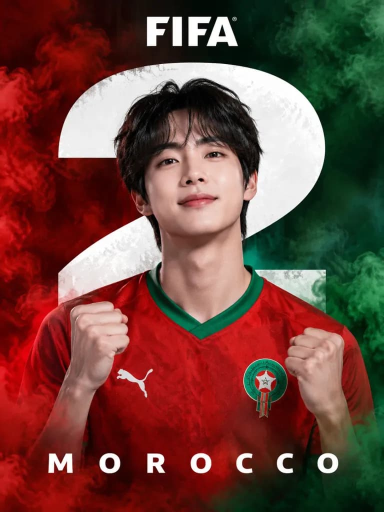 FIFAサッカー雑誌風キャンペーンポスター
