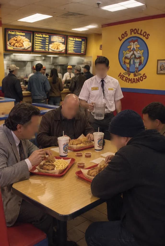 Scena Spontanea nel Box di un Fast-Food