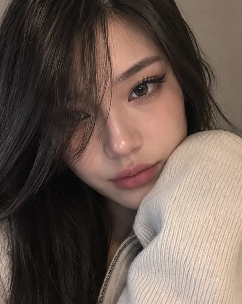 コージーなウェブカメラセルフィーポートレート