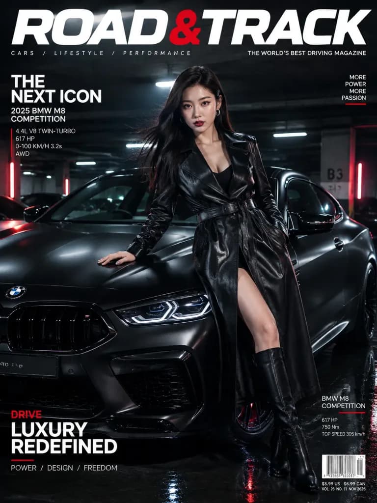 Automotive Lifestyle Magazine Cover Portrait