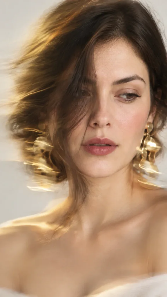 Ritratto Beauty in Lunga Esposizione con Effetto Mosso