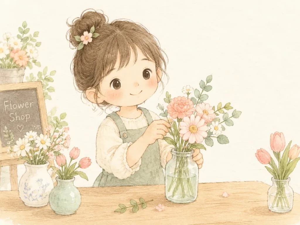 Soft Watercolor Children's Book Illustration