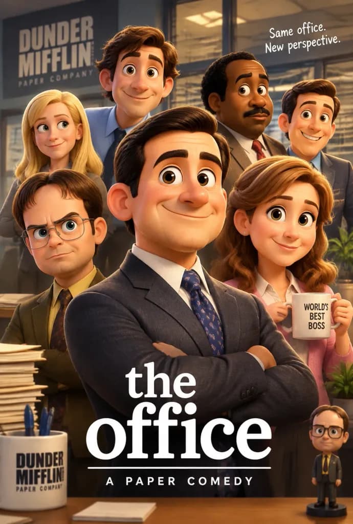 Animated Movie Poster TV Reimagining