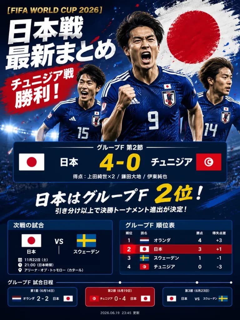 Japanese Soccer Match Summary News Poster