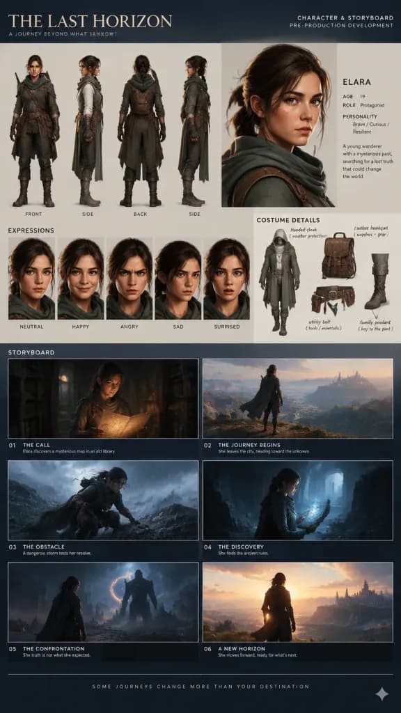 Pre-Production Film Concept Board