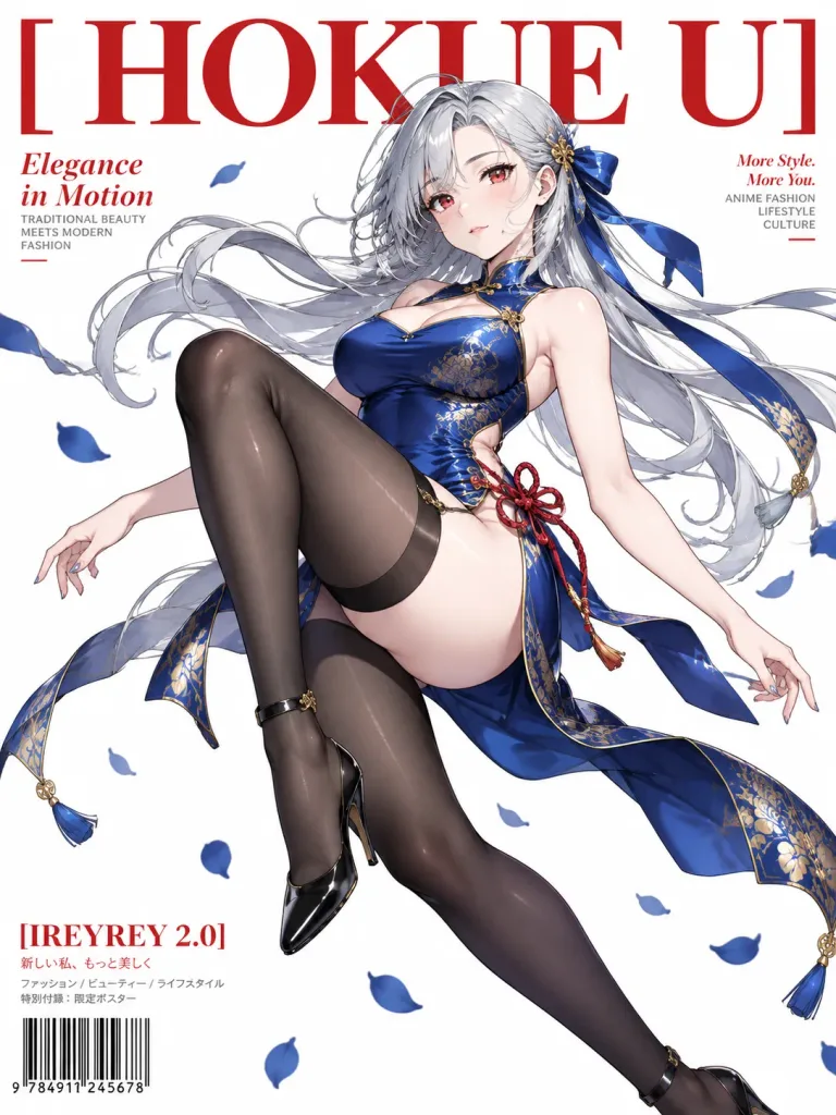 Anime Cosplay Magazine Cover Transformation