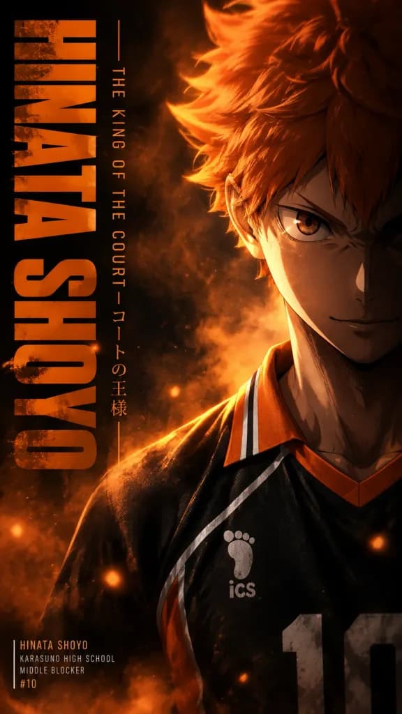 Cinematic Sports Anime Key Visual Poster