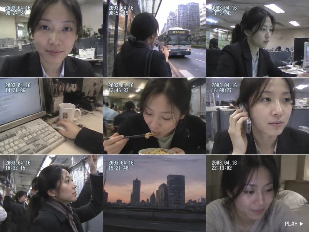 2000년대 초반 CCD 비디오 일기 스토리보드