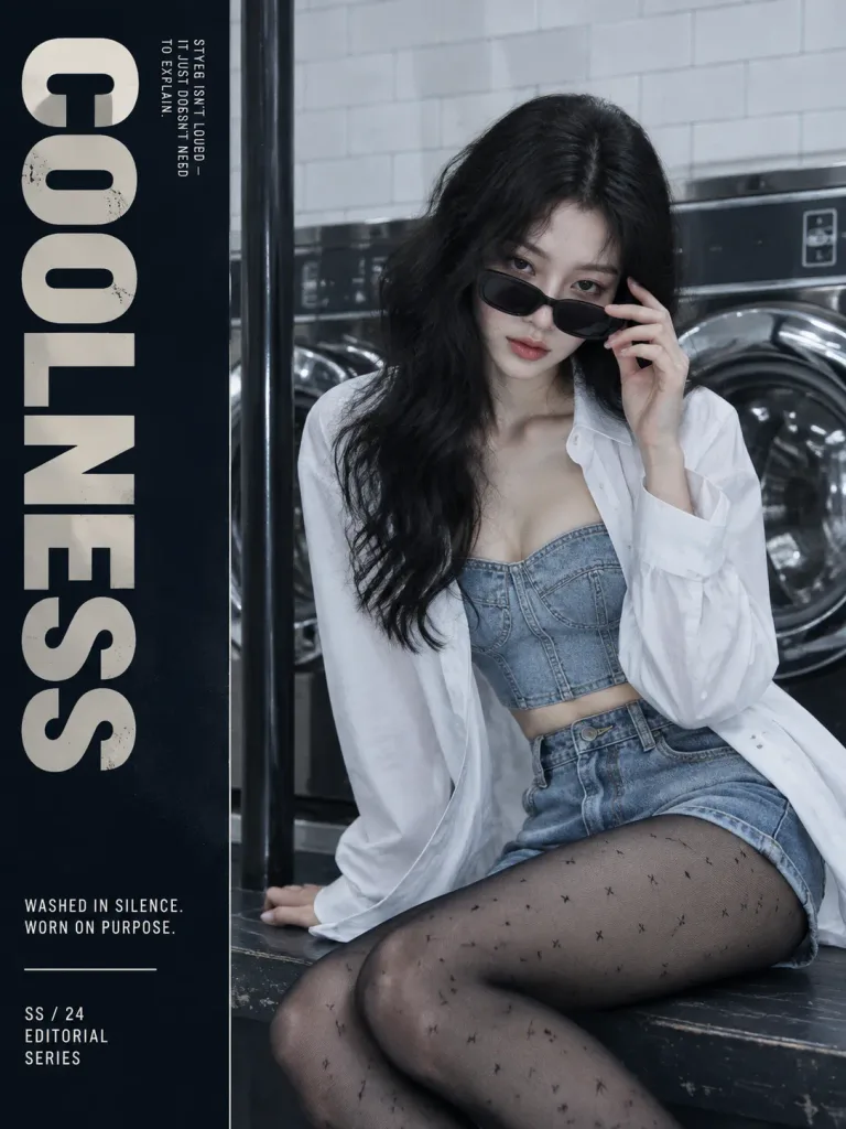 Laundromat Editorial Magazine Cover