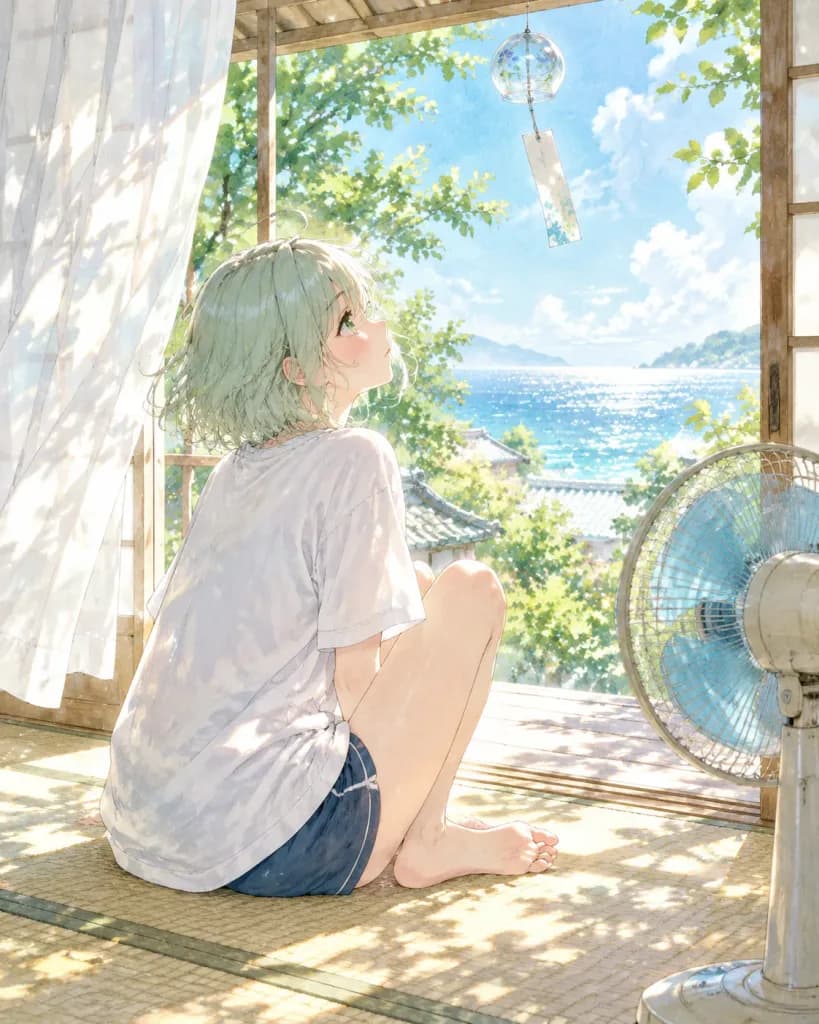 Summer Afternoon by the Tatami Veranda
