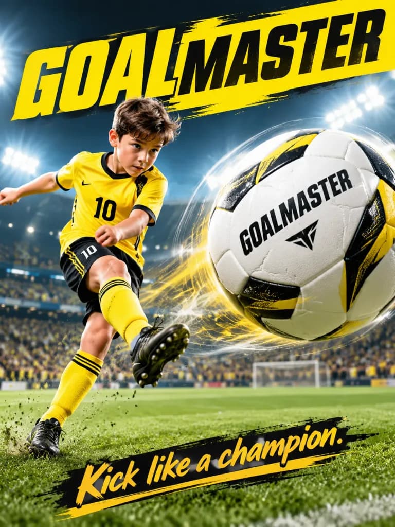 Youth Soccer Commercial Poster