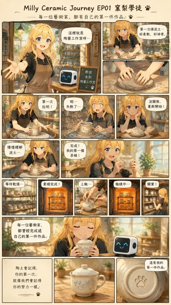 Ceramic Journey Manga Comic Page