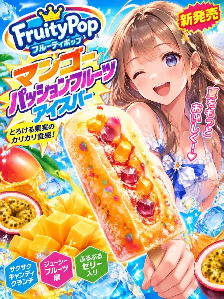 Anime Character Ice Bar Packaging