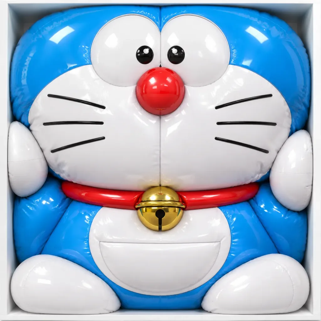 Squeezed Inflatable Character in Box