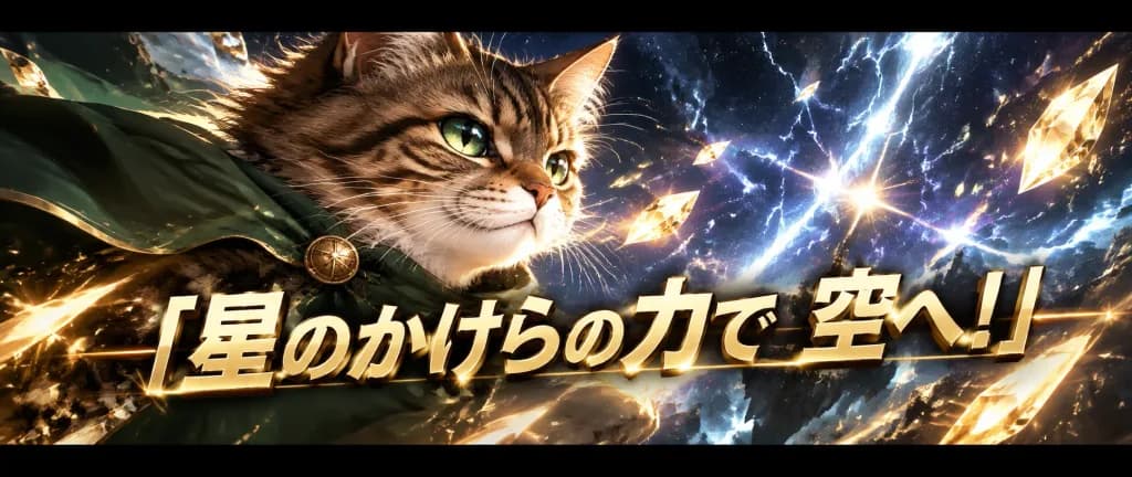 Fantasy RPG Heroic Cat Cut-In Banner