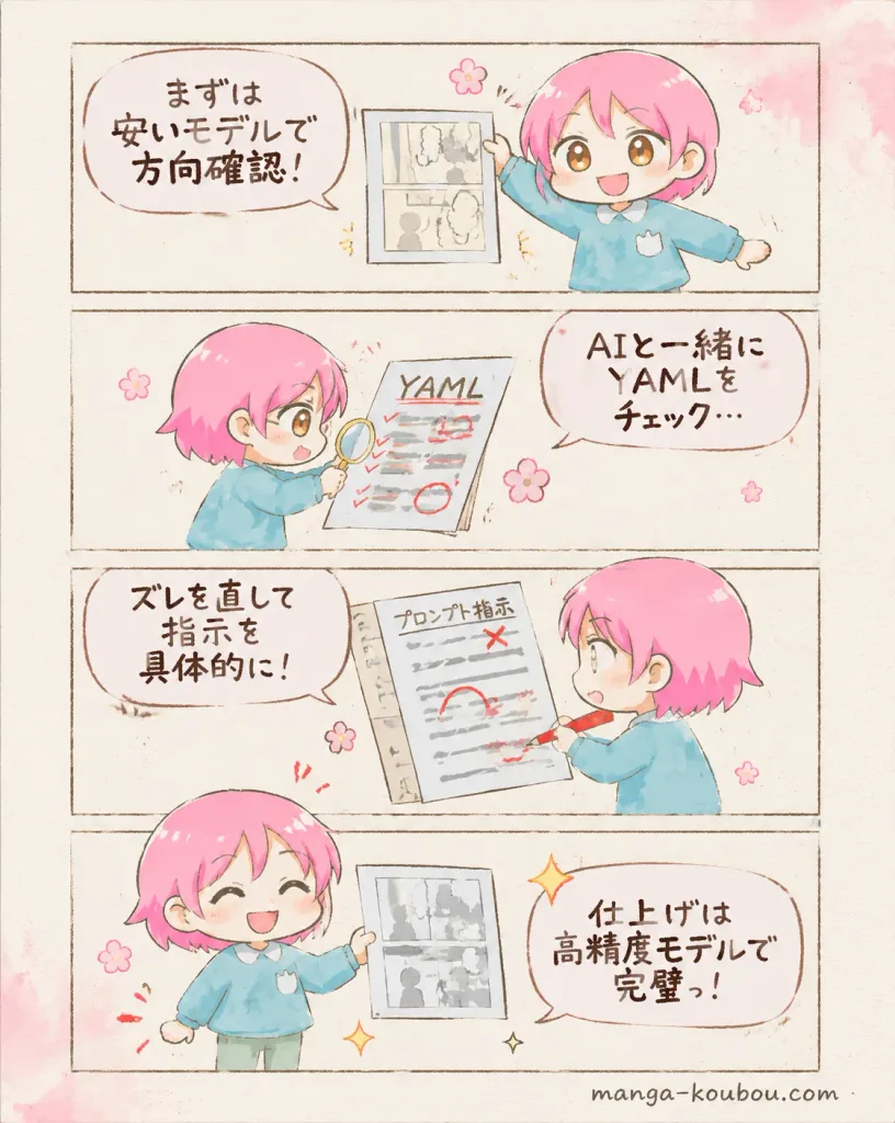 Chibi AI Manga Workflow Comic
