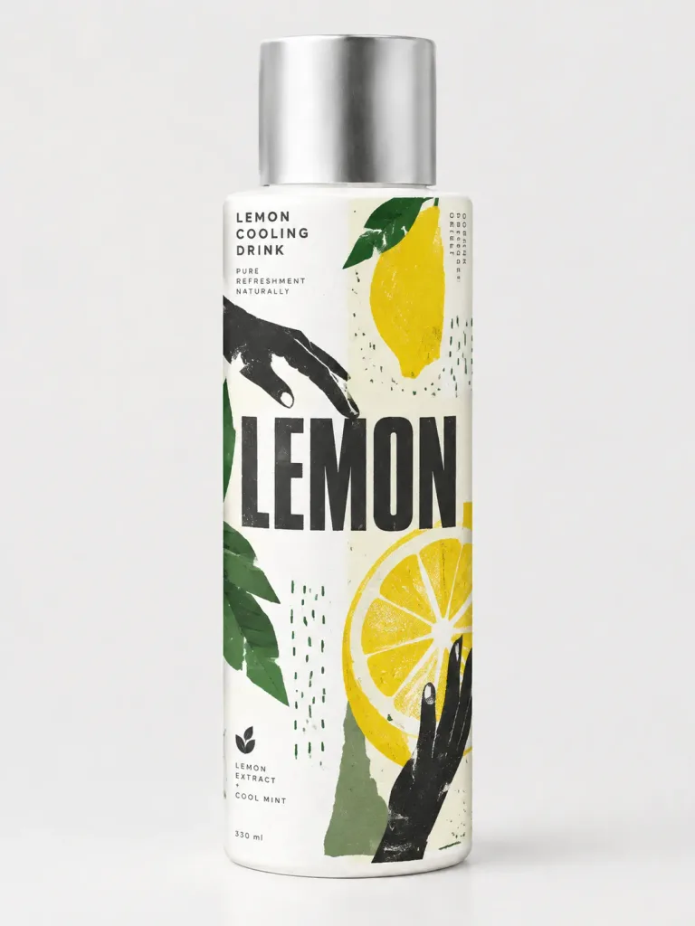 Handmade Collage Packaging Design