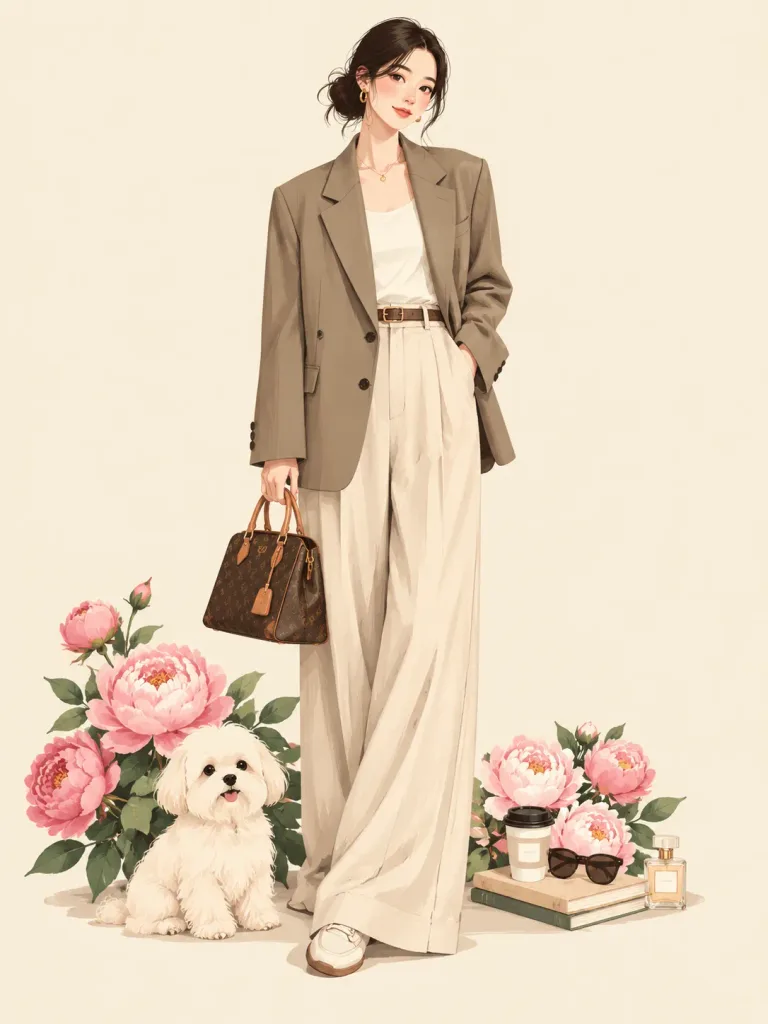 Modern Editorial Fashion Illustration