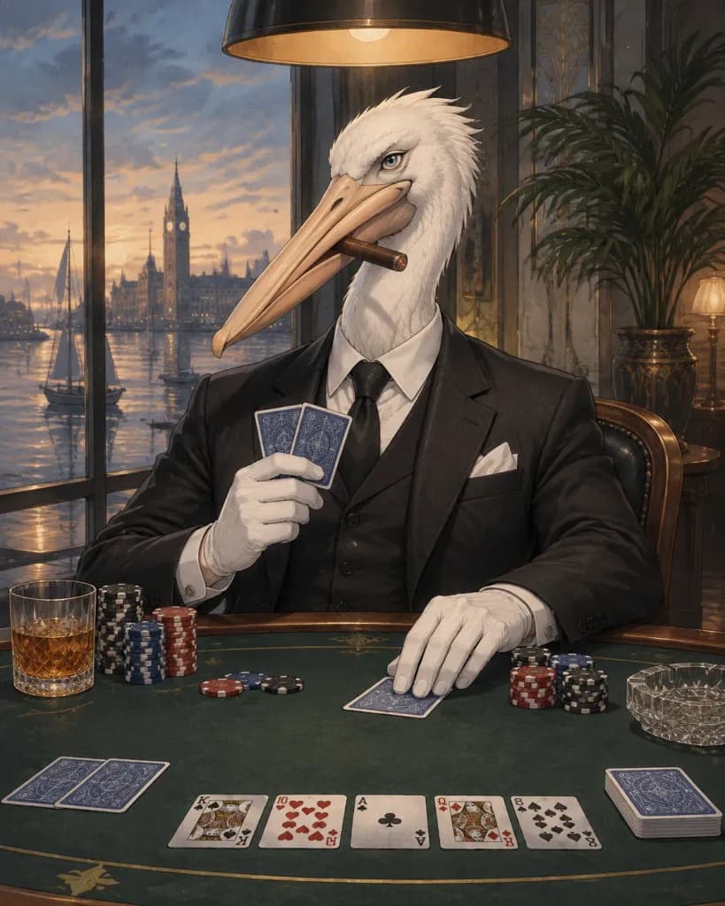 Pelican High Stakes Poker Noir