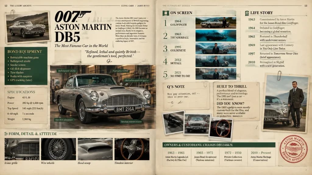 Vintage-Magazin-Archiv des Aston Martin DB5