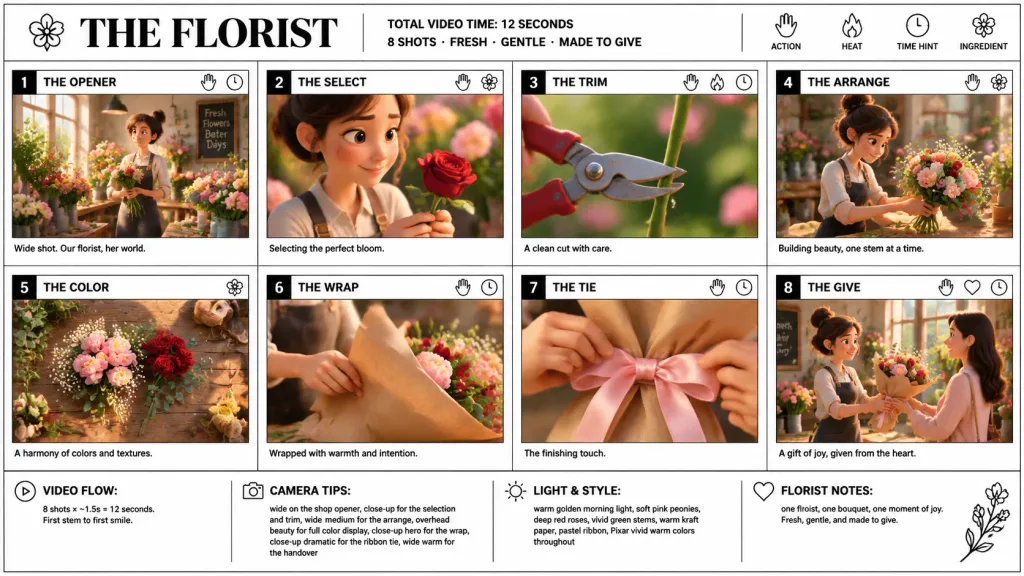 Animated Film Storyboard Infographic Poster